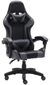 Sedia da gioco LEMBIT - nero / grigio