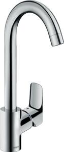 Miscelatore per lavello hansgrohe Logis con bocca girevole cromata, 1 pz