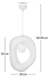 Brilagi - Lampada a sospensione con cavo WABI SABI 1xG9/8W/230V bianca