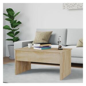 vidaXL Tavolino da Salotto Bianco Lucido 100x50x40cm Legno