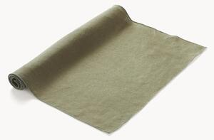 Runner in lino con bordino Kennedy