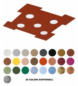 ATENE Q65 LAMPADA DA SOFFITTO 65X65 CM IN 25 COLORI LAMPADINE LED GX53 ECONOMICA