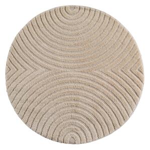 Tappeto rotondo beige ø 120 cm Art 1122 – Ayyildiz Carpets