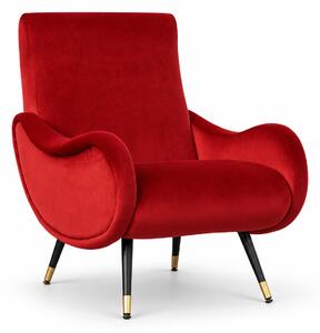 Poltrona Miss in Velluto Colorato Premium - Design Iconico Anni 50