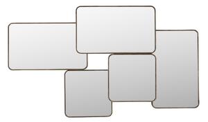 Specchio da parete con telaio in legno massiccio 120x70 cm Cordelia – Dutchbone
