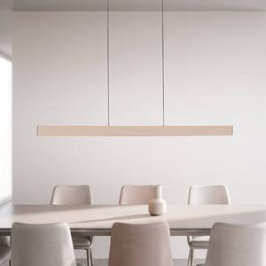 JUST LIGHT. GmbH Lampada a sospensione Adina, Crema / Ambra, Soggiorno / Sala da pranzo, Alluminio, Moderno, Lampada a sospensione