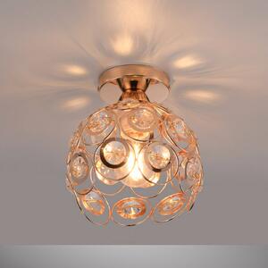 JUST LIGHT. GmbH Plafoniera soffitto Tilly, dimmerabile, Ottone / Oro, Soggiorno / Sala da pranzo, Metallo, Plafoniera