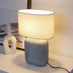 Pauleen Lampada da tavolo Pure Shine, Bianco / Opale, Soggiorno / Sala da pranzo, Ceramica, Giovanile, Lampada da tavolo