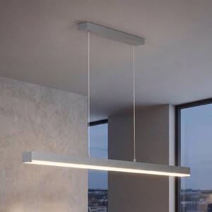 FISCHER & HONSEL Lampada a sospensione Vayana, dimmerabile, Alluminio / Grigio / Zincato, Soggiorno / Sala da pranzo, Metallo, Moderno, Lampada a sospensione