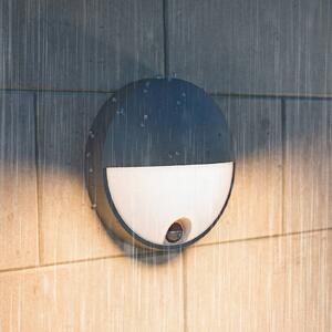 Philips Capricorn UE, applique da esterno LED, con sensore, IP44, Alluminio / Grigio / Zincato, Alluminio, Applique da esterni