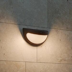 Philips Lampada da parete solare a LED Swyn, nera, con sensore, IP44 Swyn, Nero, Plastica, Applique da esterni