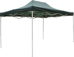 Gazebo da giardino 3x4,5 mt in acciaio e poliestere verde Lavinia