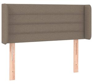 Testiera ad Orecchio Tortora 83x16x78/88 cm in Tessuto