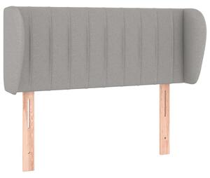 Testiera ad Orecchio Grigio Chiaro 83x23x78/88 cm in Tessuto