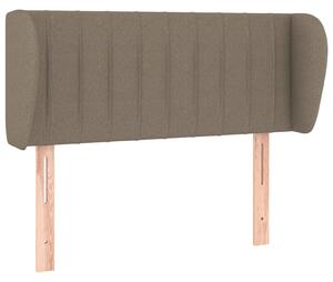 Testiera ad Orecchio Tortora 103x23x78/88 cm in Tessuto