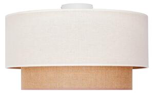 Duolla - Plafoniera BOHO 1xE27/15W/230V diametro 45 cm beige/marrone