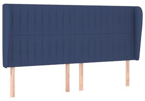 Testiera ad Orecchio Blu 183x23x118/128 cm in Tessuto