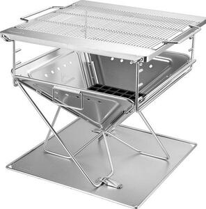 Barbecue a gas portatile - In acciaio inossidabile pieghevole - Extra grande - MT-055