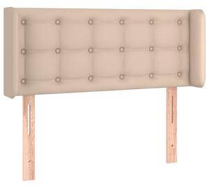 Testiera ad Orecchio Cappuccino 93x16x78/88 cm in Pelle finta