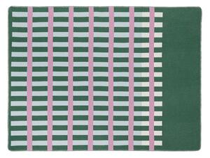 Coperta verde/rosa 160x200 cm Onu – noo.ma