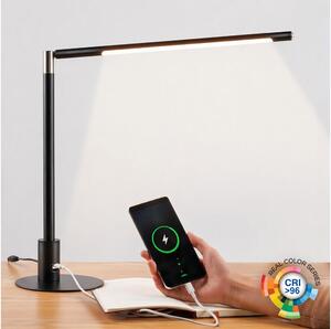 BRILAGI - Lampada da tavolo LED dimmerabile con porte USB VARIO LED/7W/230V CRI 96