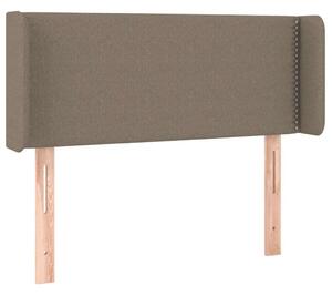 Testiera ad Orecchio Tortora 93x16x78/88 cm in Tessuto