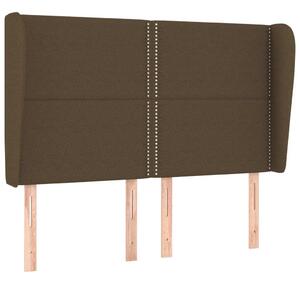 Testiera ad Orecchio MarroneScuro147 x 23 x 118/128cm inTessuto