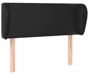 Testiera ad Orecchio Nera 103x23x78/88 cm in Pelle finta