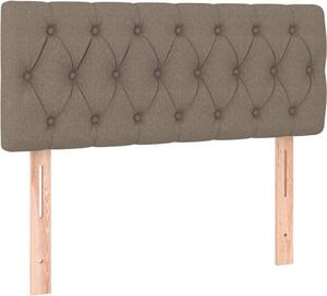 Testiera Tortora 100x7x78/88 cm in Tessuto