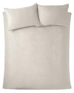Set copripiumino e federa color crema in velluto per letto matrimoniale e per letto esteso 230x220 cm Kingsley – Catherine Lansfield