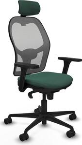 Sedia da ufficio con poggiatesta Jorquera Piqueras y Crespo 3D036N2 verde