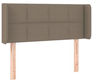 Testiera ad Orecchio Tortora 83x16x78/88 cm in Tessuto