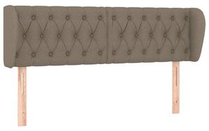 Testiera ad Orecchio Tortora 147x23x78/88 cm in Tessuto