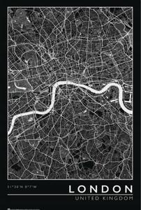 Posters, Stampe London - City Map, (61 x 91.5 cm)