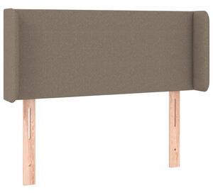 Testiera ad Orecchio Tortora 83x16x78/88 cm in Tessuto