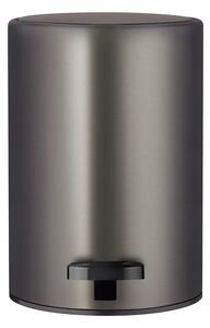 Cestino per la spazzatura grigio scuro in acciaio con pedale 3 l Modo – Blomus
