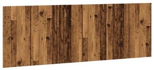 Testiera a Parete Legno Antico 240x1,5x80 cm in Truciolato