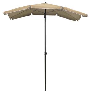 Ombrellone da Giardino con Palo 200x130 cm Tortora