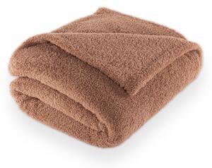Coperta marrone in micropile 150x200 cm Cocoon – Tiseco Home Studio