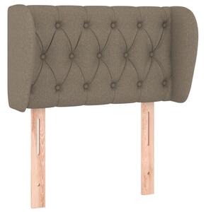 Testiera ad Orecchio Tortora 83 x 23 x 78/88 cm in Tessuto