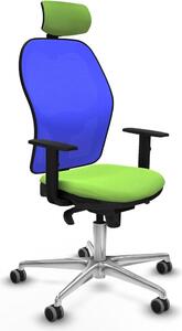 Sedia da ufficio con poggiatesta Piqueras y Crespo 1D086G2 Colore pistacchio