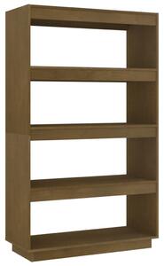 Libreria,Libreria Divisoria,Scaffale divisorio Rovere Marrone 60x24x186 cm  -BN12055