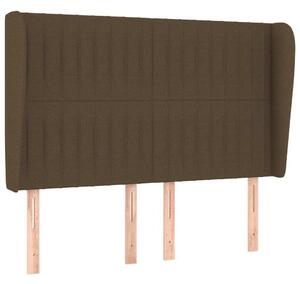 Testiera ad Orecchio MarroneScuro147 x 23 x 118/128cm inTessuto