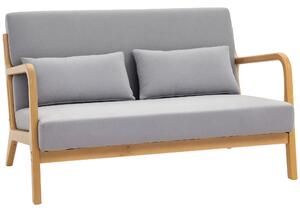 Divanetto Un Posto HOMCOM Blu Scuro - Poltrona Moderna Con Gambe In Acciaio Per Soggiorno O Camera - Foto 10