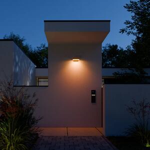 STEINEL applique da esterni LED con sensore L 800 SC, antracite IP44 dimmerabile, Nero, Alluminio, Moderno