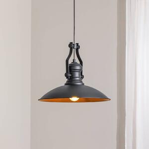 Lampada a sospensione Fimda ROYALTECH, dimmerabile, Nero, Soggiorno / Sala da pranzo, Metallo, Lampada a sospensione