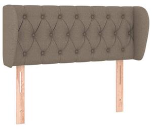 Testiera ad Orecchio Tortora 93x23x78/88 cm in Tessuto