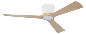 ZEVENTI - Ventilatore da soffitto LED AUREX LED/24W/230V Wi-Fi Tuya bianco/rovere + telecomando