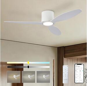 ZEVENTI - Ventilatore da soffitto LED VENTORA LED/24W/230V Wi-Fi Tuya bianco + telecomando