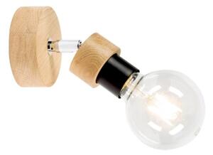 Spot-Light 2834174 - Faretto da parete MARJOLAINE, 1xE27/25W/230V, rovere